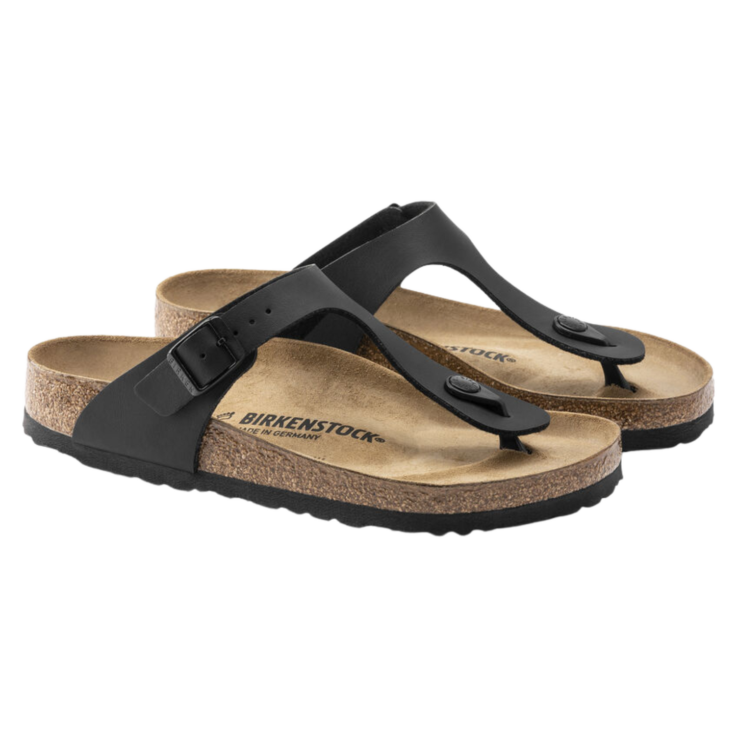 Birkenstock Gizeh Birko-Flor Regular Fit - BLACK