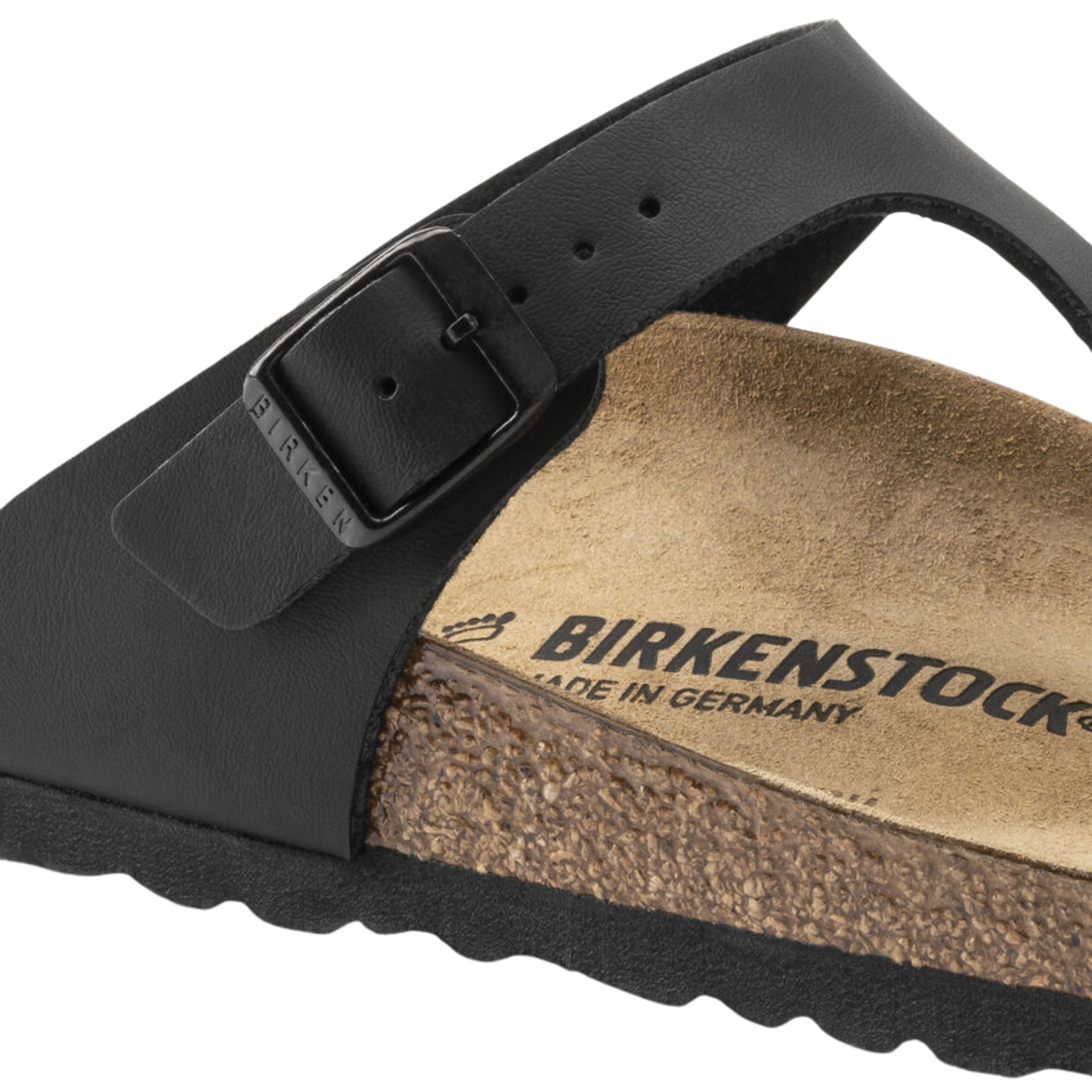 Birkenstock Gizeh Birko-Flor Regular Fit - BLACK