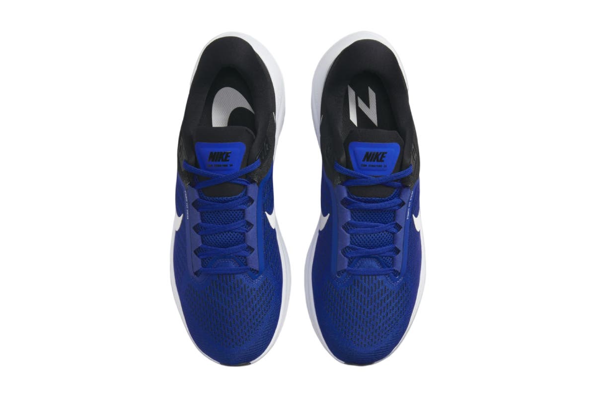 Nike Men's Air Zoom Structure 24 Shoes Running Shoes (Old Royal Blue/White)